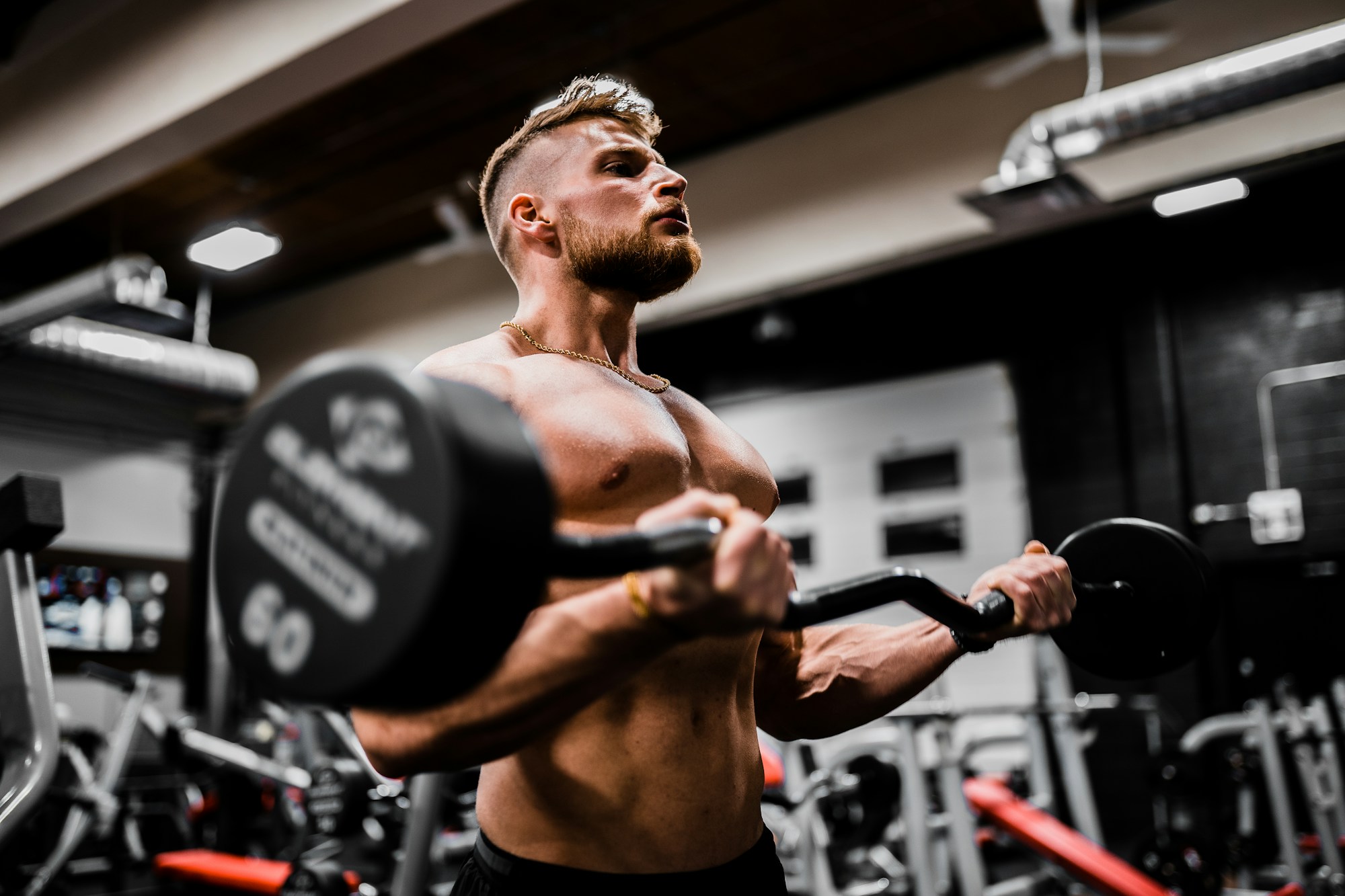 Athlete training under low light